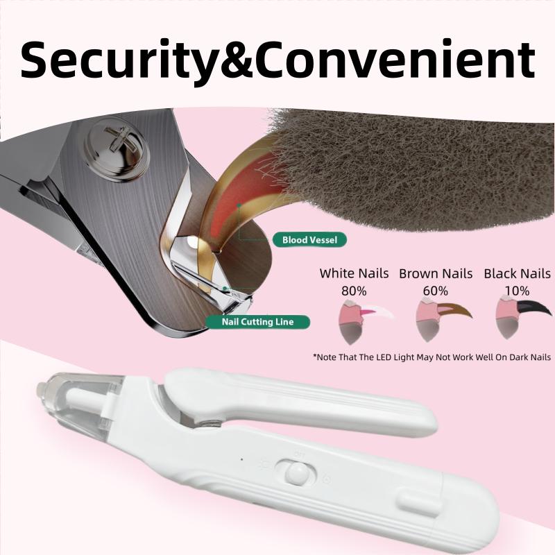 LED pet nail trimming light