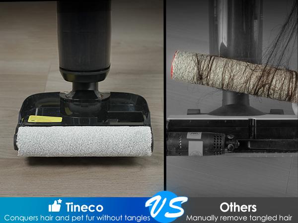Tineco Floor ONE S7 Stretch Ultra Cordless Wet Dry Vacuum Cleaner, 180°Lay-Flat Anti-Tangle Design, 50 Minutes Runtime, 185℉ Flashdry Self-Cleaning, Dual-Sided Edge Cleaning Floor Cleaner