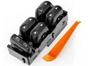 Nilight Power Master Window Switch Compatible with 2002 2003 2004 Ford F250 F350 F450 F550 Excursion 2002-2003 Explorer 2002-2006 Mercury Grand Marquis Mountaineer Replacement Button Windows Switches Vehicle