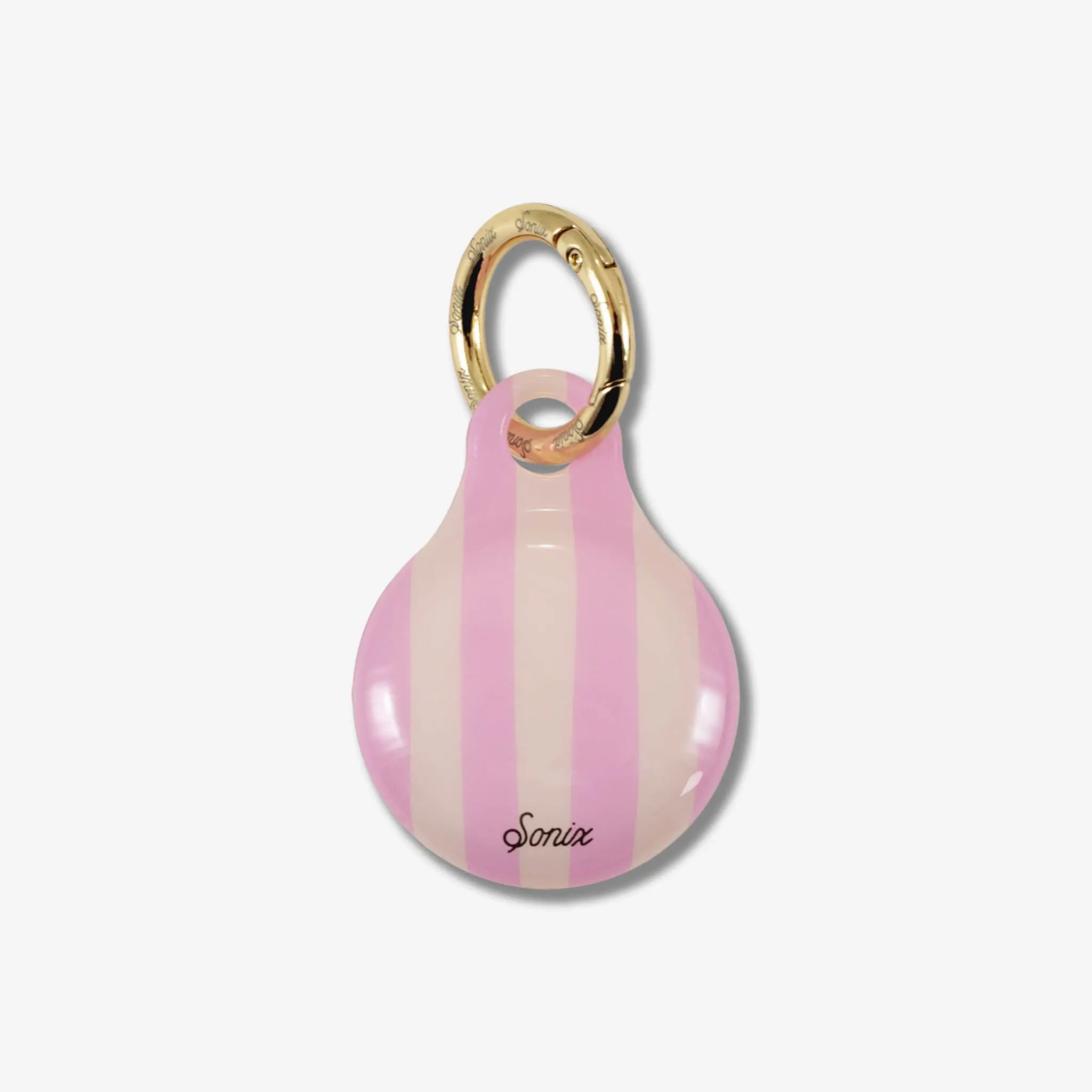 AirTag® Cover - Jelly Stripe Pink / Cream