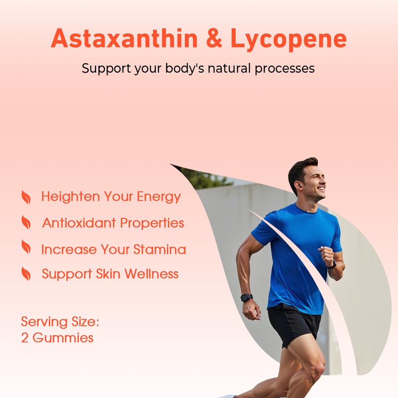 PRETANT-Astaxanthin + Lycopene -Clinical Strength Carotenoids Skin Supplement w. 100% Natural Astaxanthin from MicroAlgae - Best Astaxanthin Supplements for Skin Health & Pigmentation Healthcare Fitness