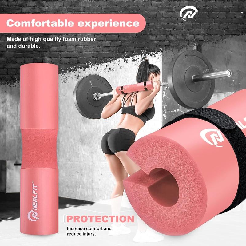 Barbell Pad Squat Pad for Squats--Squat Bar Pad-- for Weightlifting,Lunges and  Thrusts-- Sponge Pad--Fit Standard and Olympic Bars Perfectly