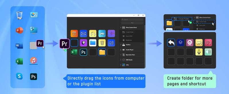 FIFINE AmpliGame LCD Keyboard with 15 Shortcuts for OBS Streaming Studio with Macro Keys, Trigger Actions, PC Media RGB Gaming Controller Deck for Content Creation/Office Work-D6