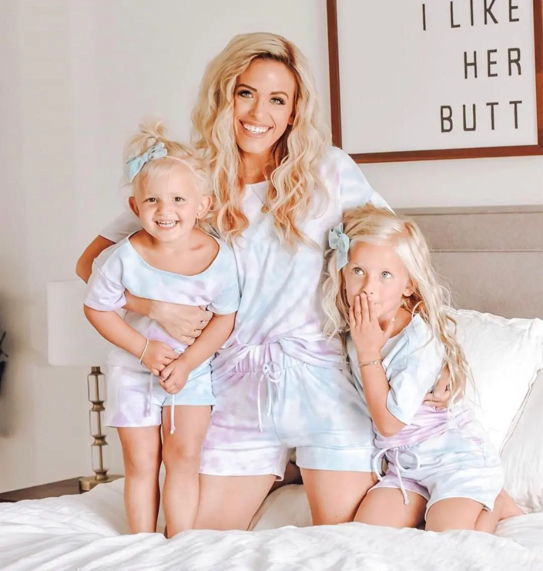 Tie Dye Twinning Sets Mommy and Me