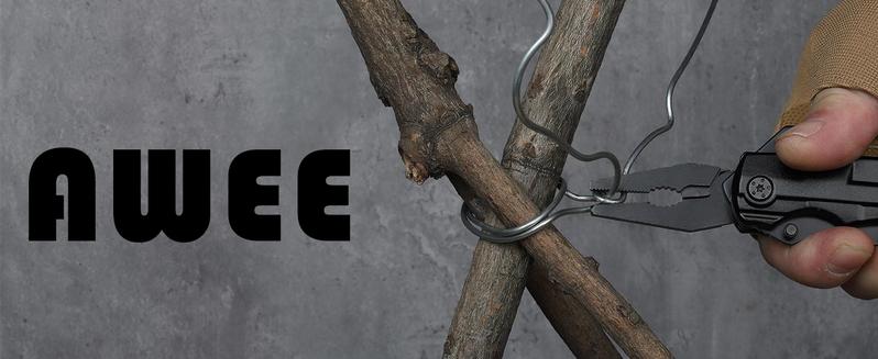 AWEE Gifts for Men,Multitool Pocket Knife with Blade,Stocking Stuffers for Men,Christmas Valentinens Day Fathers Day Birthday Gifts for Him Dad Husband,Camping,Emergency,Outdoor, knife pocket multitool Folding Stainless Steel