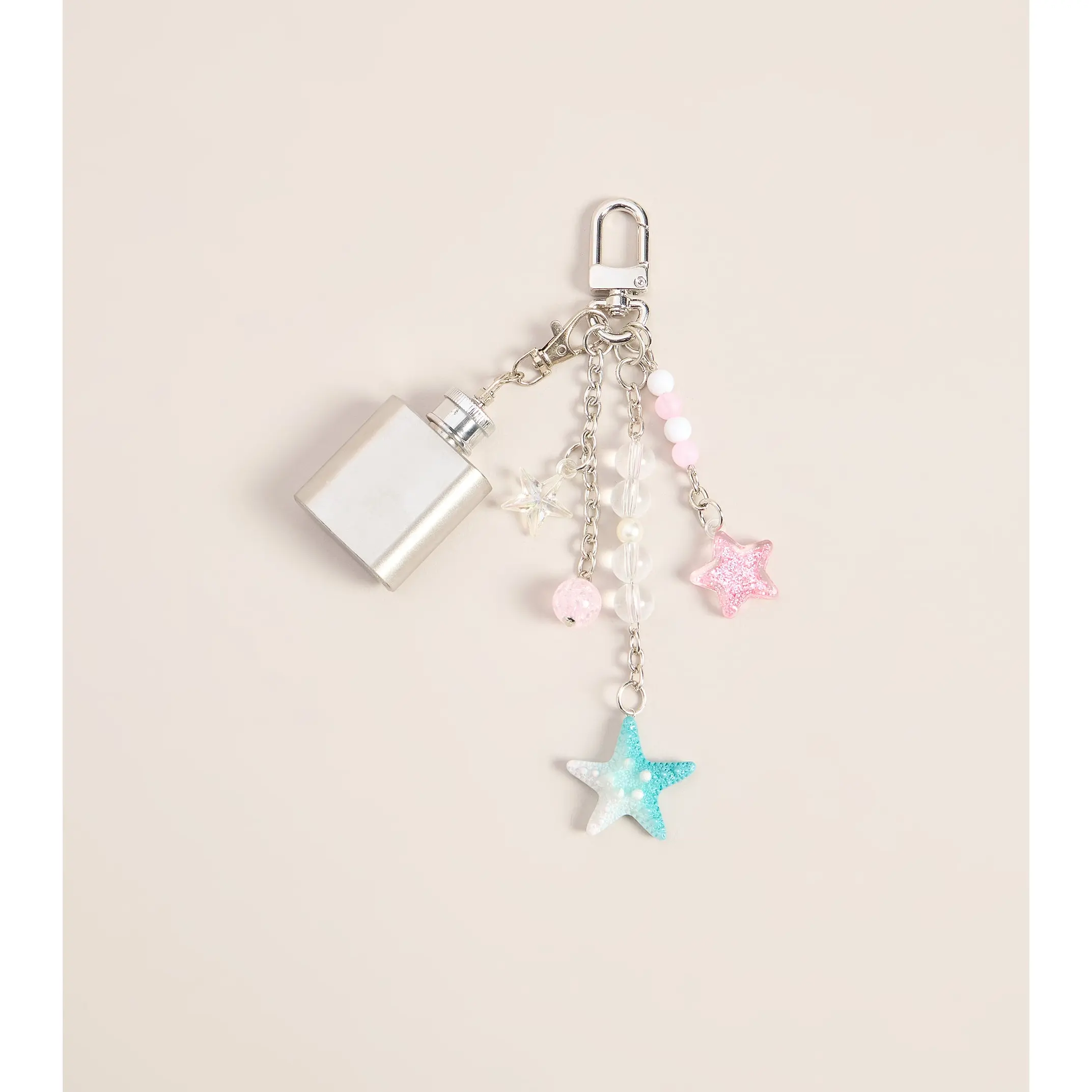 Starstruck Flask Charm Keychain