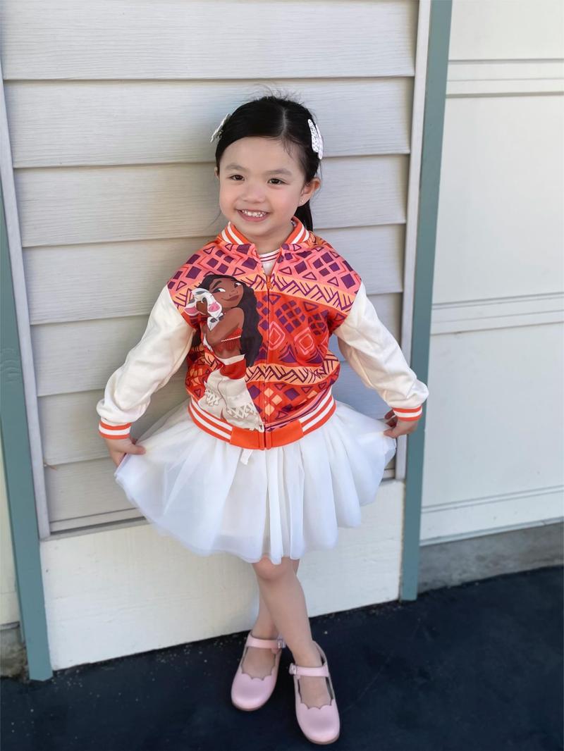 Disney Minnie Mickey Stitch Princess Frozen Elsa Marvel Jacket Lightweight Coat Button-Up Color Block Sweatshirt for Kids 2-14 Years