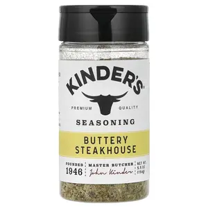 KINDER'S Seasoning, Buttery Steakhouse, 5.5 oz (156 g)