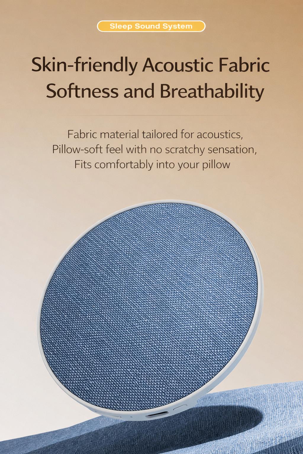 2026 New Product: Ultra-thin Pillow-Side Speaker with White Noise Function, Mini Bluetooth Speaker for Sleep 2026 New Product: Ultra-thin Pillow-Side Speaker with White Noise Function, Mini Bluetooth Speaker for Sleep