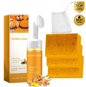 Turmeric Wash and Care , TurmericCleansing Mousse, Turmeric SoapFacial Cleansing Skincare FacialCleansing Cleanser Facial Wash