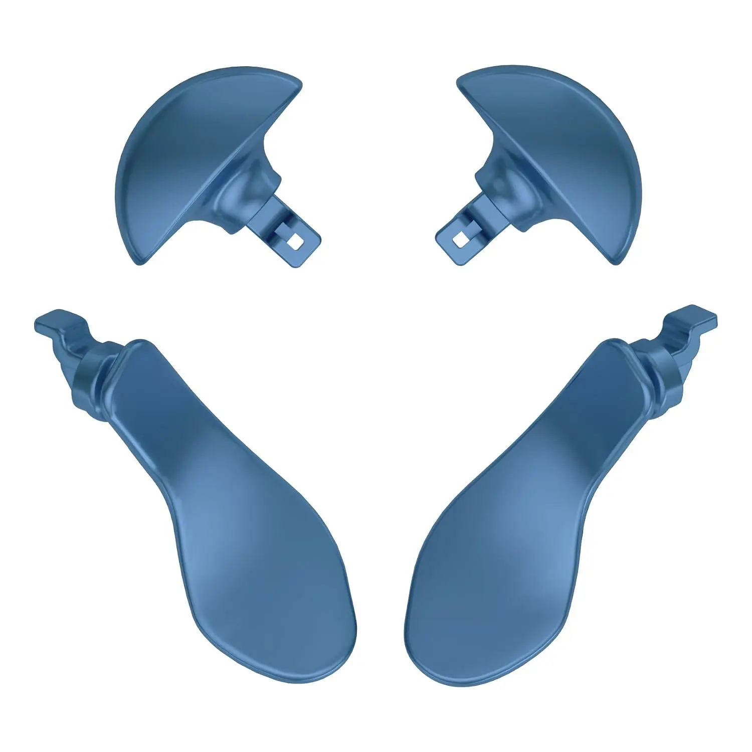 eXtremeRate Back Paddles for PS5 Edge Controller, Metallic Neptune Blue Replacement Interchangeable 4PCS Metal Back Buttons for PS5 Edge Controller - Controller NOT Included