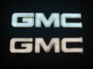 13.46 * 2.99 inch, GMC illuminated LED badge for 2007 - 2013 model year GMC  Sierra Lightweight series and 2007 - 2014 Yukon/Yukon XL 1500 / 2500 as well as 2007 - 2016 model year Acadia, 2004 - 2012 model year Canyon and 2003 - 2014 model year Savana.