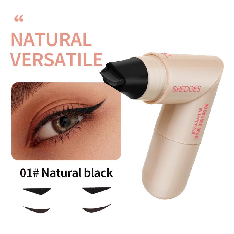 Rotating Wing Stamp Eyeliner, Sweat-Resistant and Smudge-Proof Liquid Pen, Long Wear Precision Tip for Easy Cat Eye Looks   Festive Holiday Glam Touch