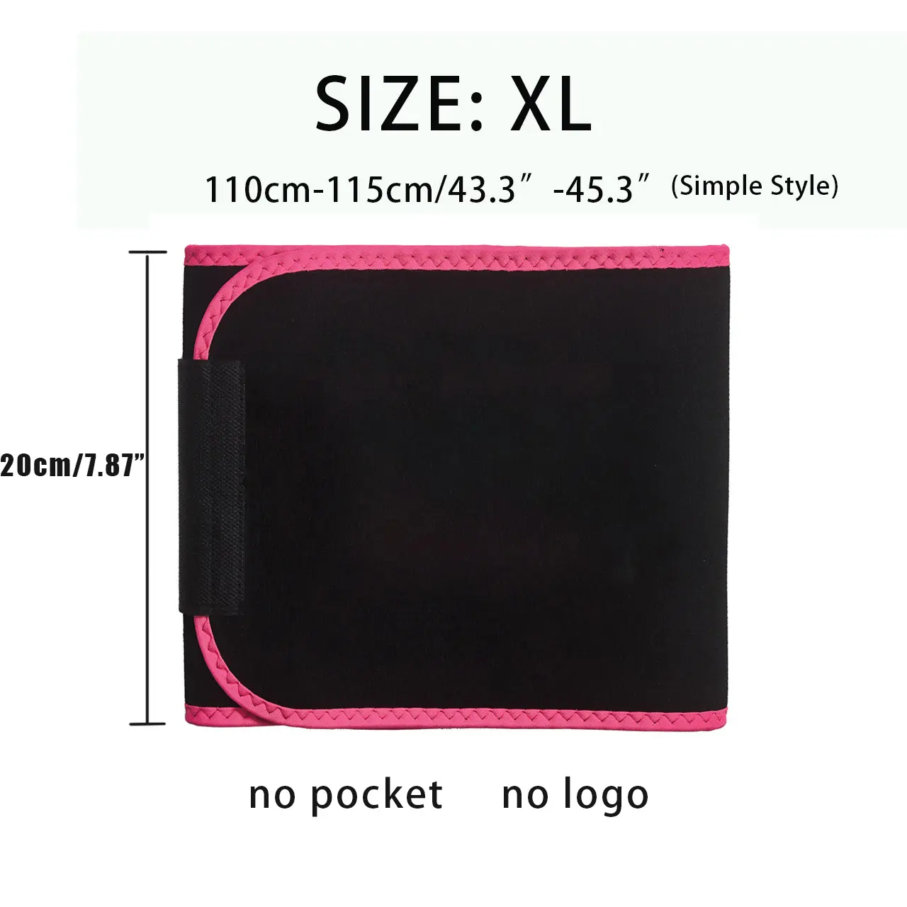 XL-Pink （no pocket)