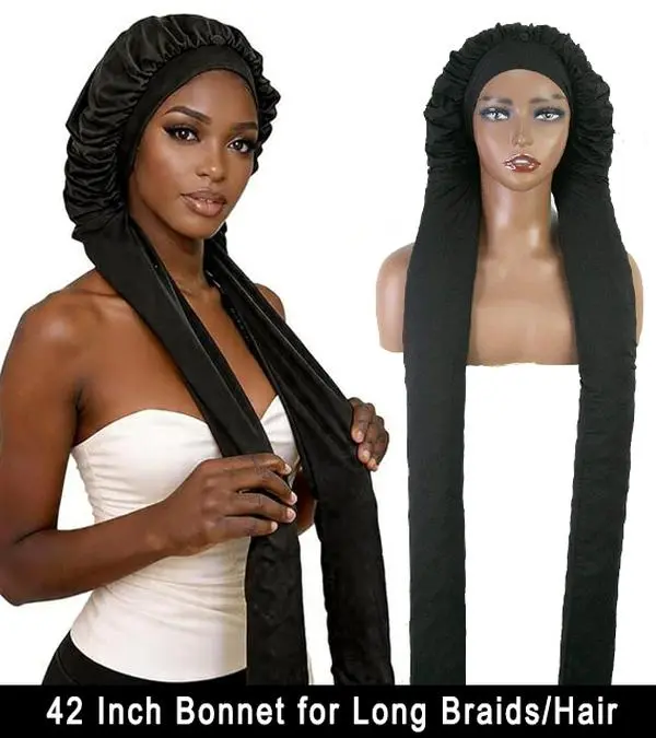 YWIGS Pantyhose Bonnet for women Long Bonnet for Long Hair & Braids Protection Bonnet for sleeping 42 Inch #backtoschool #backtoschoolshopping