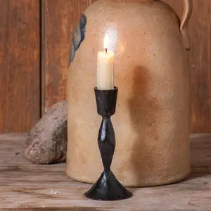 5.5-Inch Plymouth Cast Iron Taper Candle Holder