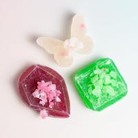 Green Apple + Pear, Hibiscus + Blueberry, & Lemon