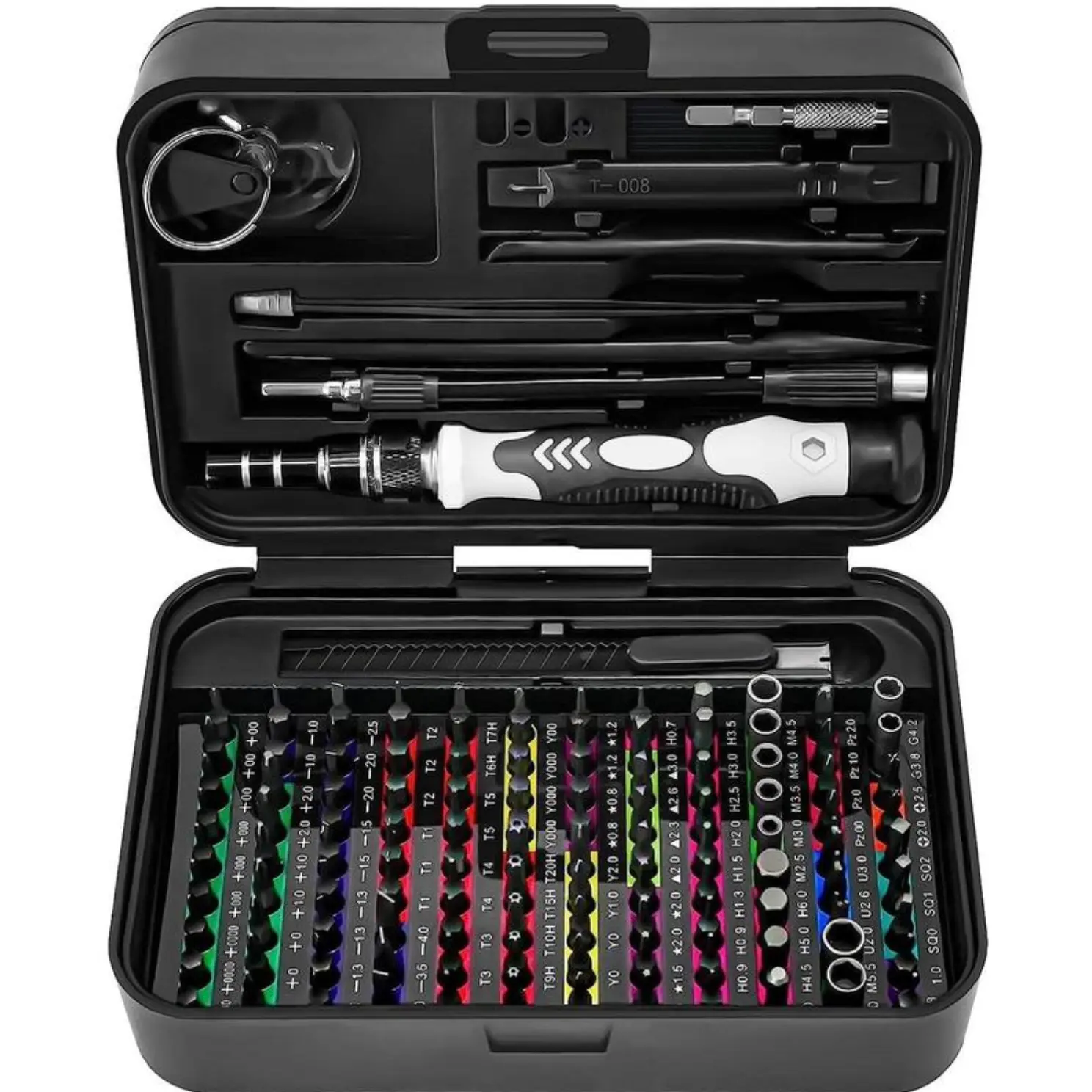 132 In 1 Precision Screwdriver Hardware Set, Magnetic Screwdriver Tool Set with 108pcs Bits, Multipurpose Screwdriver Tool Kit for Repairing Phone, Heavy Duty Industrial Tools, Precision  Screwdriver#Holiday gifts #summerfinds#Fathers DayGift