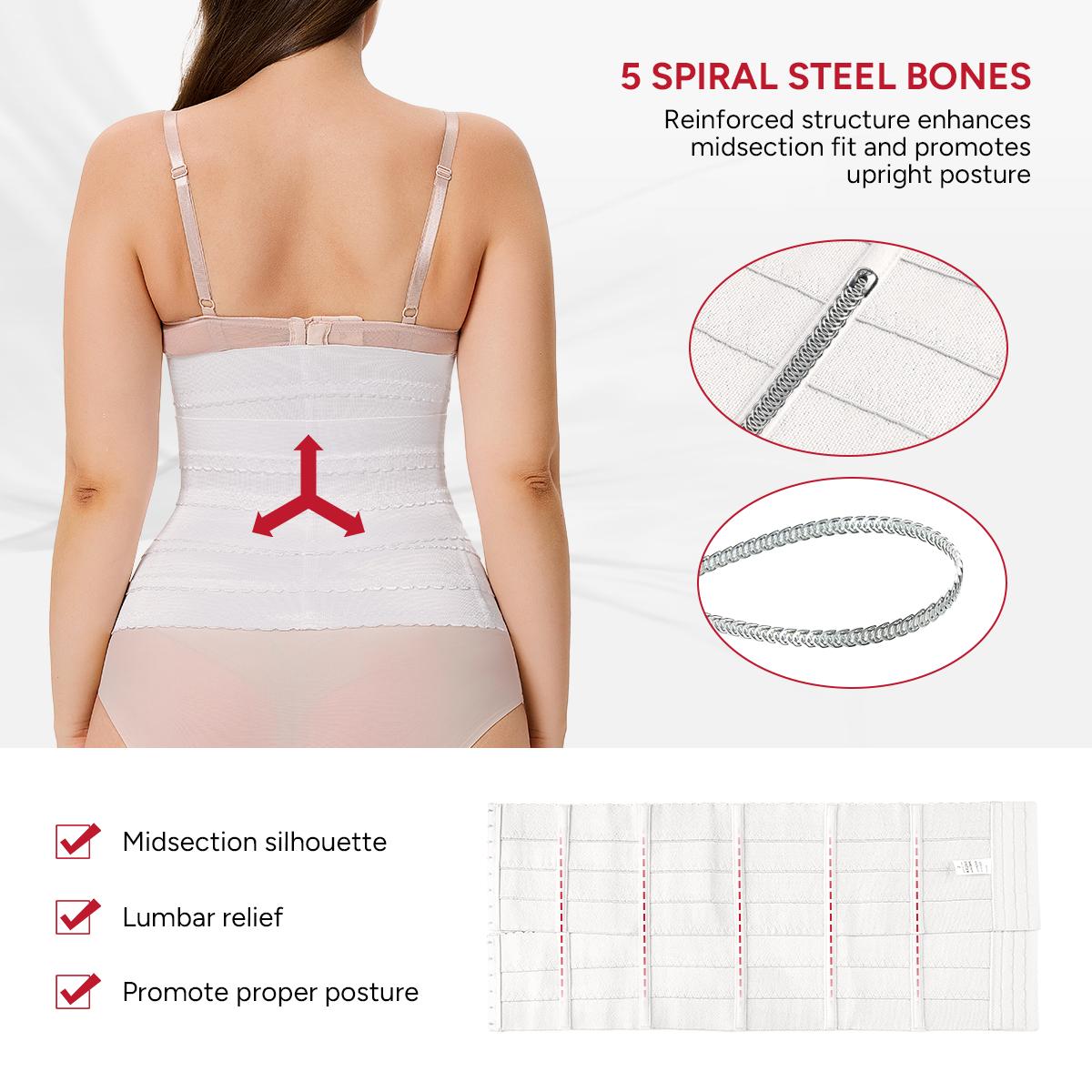 [Live] Nebility Women's Daily Shapewear Belt - Seamless Breathable Waist Slimmer, Tummy Control Compression & Scrunch Back Waistband, Minimalist Comfort Style Womenswear Basic