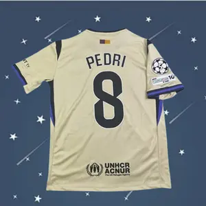2025 2026 Away No.8 Pedri Short sleeve Soccer Jersey