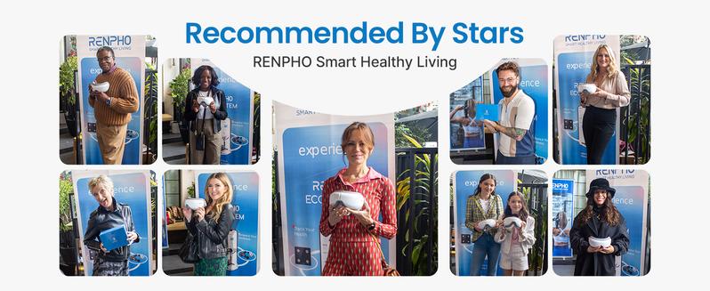 RENPHO Smart Heated Eye Massager with App Control, Face Massager Sleep Eye Mask Massage Setting with DIY Mode Valentines Day Gift Choice for Man Women