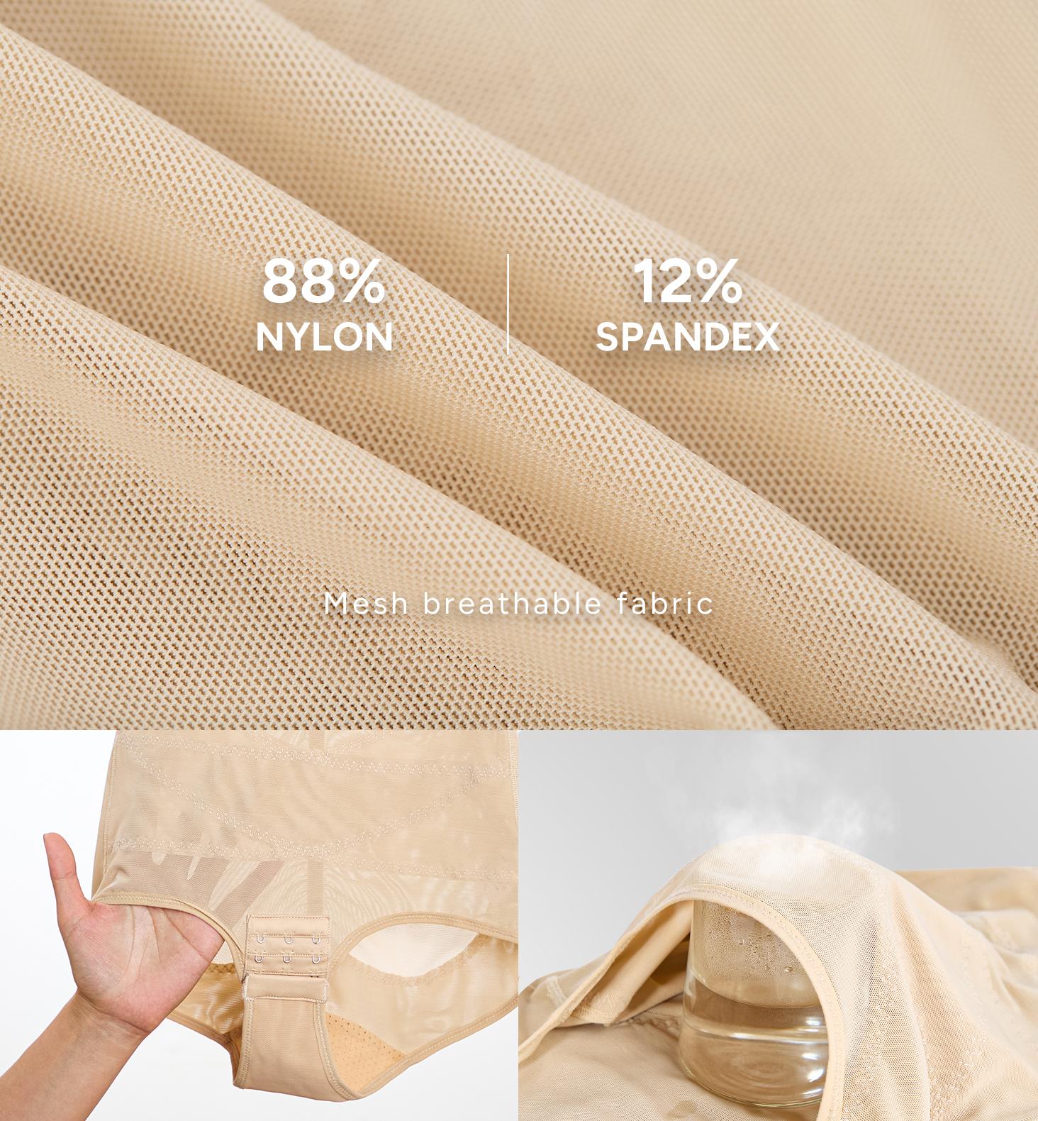 [Live Now] Nebility Women's Basic Shapewear Bodysuit - All-Season Comfort, Curve Hugging Compression, Minimalist Black Womenswear Hip