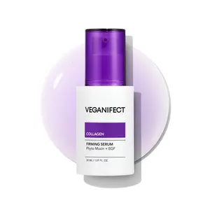 VEGANIFECT EGF Collagen Serum | Elasticity & Skin Density Booster | Targets Early Wrinkles & Fine Lines | Hydrating Anti-Aging, Korean Skincare, 1.01 fl.oz