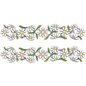 Flowers + Daisies  Tattoo Bands for Kids - Daisy Chain Temporary Tattoo Bands