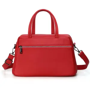 Top Handles Purse for Women PU Leather Satchel Handbag Ladies Crossbody Barrel Bag with Removable Shoulder Strap