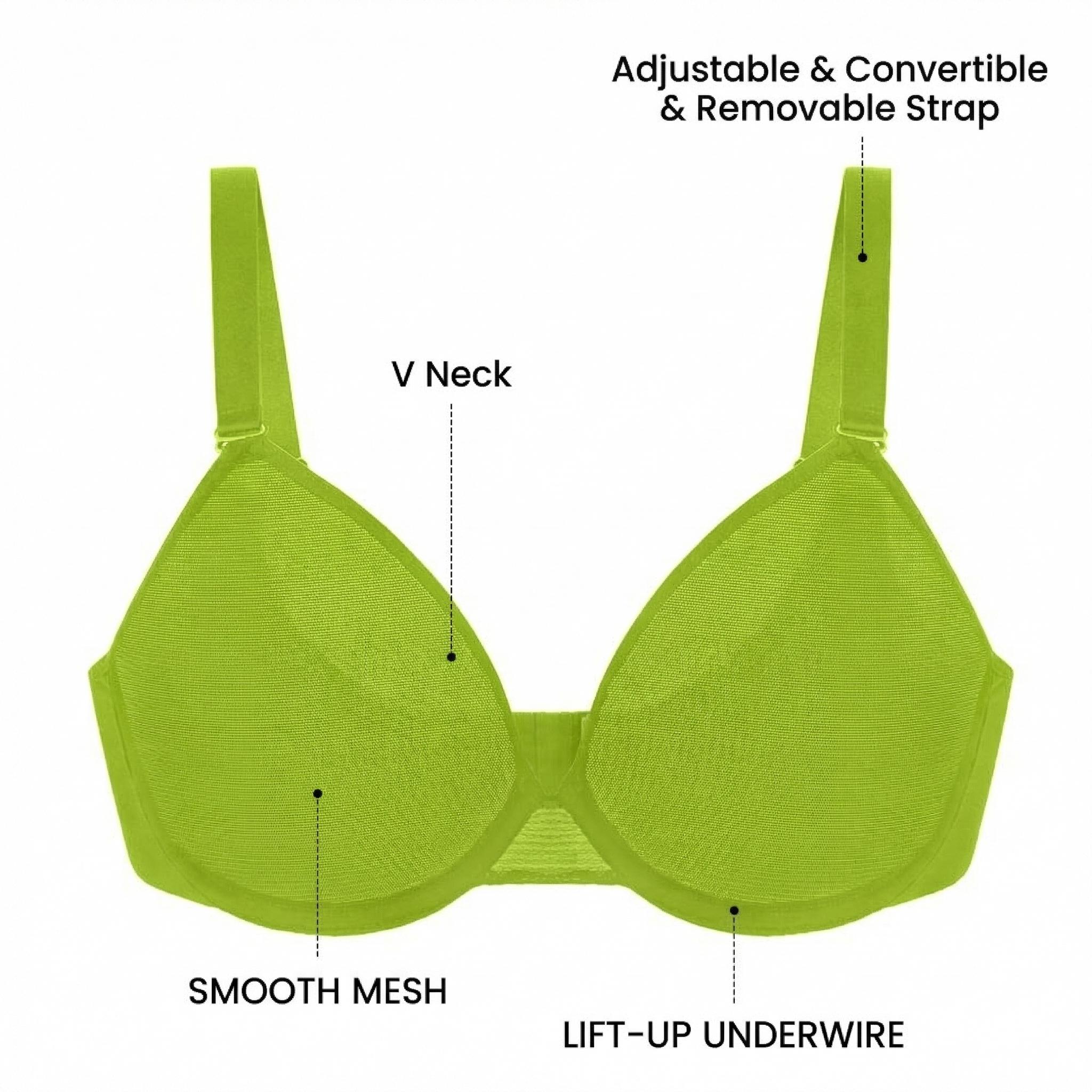 HSIA Seraphina Air Light Plus Size Bra Summer Breathable Unlined Soft Sheer Mesh Underwire Support Transparent Lightweight Non Padded Minimizer Bra Full Coverage Convertible Multiway Bras Sexy Everyday Womenswear SpringStatements HSIA Seraphina Air Light Plus Size Bra Summer Breathable Unlined Soft Sheer Mesh Underwire Support Transparent Lightweight Non Padded Minimizer Bra Full Coverage Convertible Multiway Bras Sexy Everyday Womenswear SpringStatements