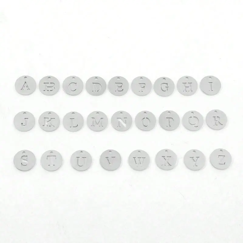 1pc Simple Silver Color Heart Hollow Initial Pendant Toggle Clasps Stainless Steel Chain Necklaces For Women 1pc Simple Silver Color Heart Hollow Initial Pendant Toggle Clasps Stainless Steel Chain Necklaces For Women