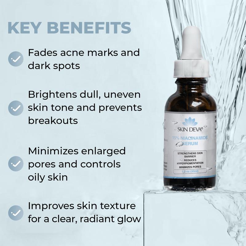 Skin Deva Anti-Aging & Brightening Serum Bundle | Copper Peptide + 20% Vitamin C E Ferulic + 15% Niacinamide | Wrinkle Repair, Dark Spots & Pores
