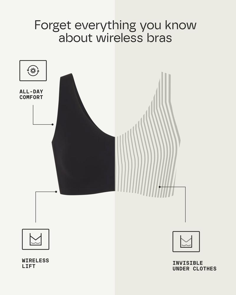 Honeylove SoftForm Wireless Bra - Comfortable Everyday Wire Free Bra