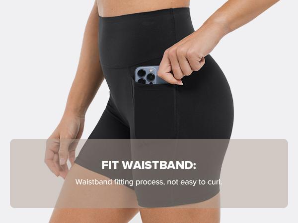 BRXL【Discount for live】Women's 5 Inch Inseam Biker Shorts with Pockets High Waist Buttery Soft Yoga Athletic Gym Running Volleyball Spandex Shorts-Live Underwear Free & Practical Pocket Design UPF 50+ Sun Protection