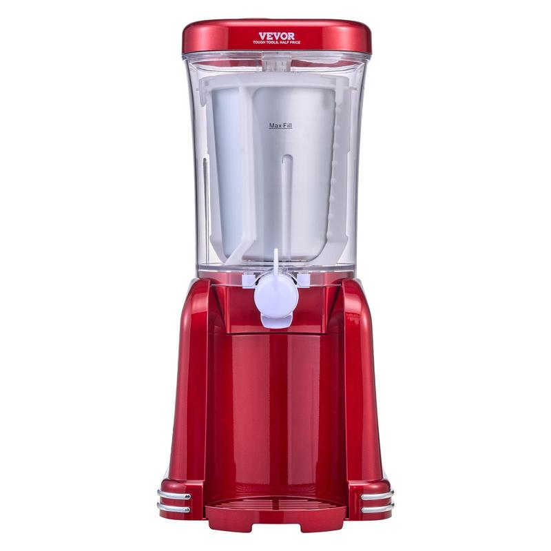 VEVOR Slushy Machine for Home, TikTokShopBlackFriday, 32oz Tank Home-use Margarita Machine, Smoothie Frozen Drink Maker with Food-grade Materials, Slushie Machine for Home DIY, Kids Parties, Red