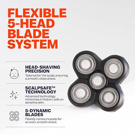 Freebird FlexSeries Refill – Ultra-Sharp, ScalpSafe Rotors for Smooth Shave – Long-Lasting Design for 50+ Shaves – Easy QuickSnap Install