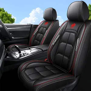 OTOEZ Universal Waterproof PU Leather Car Seat Cover for Cars SUVs Easy Install Full Wrap-Around Design with Large Capacity Pockets