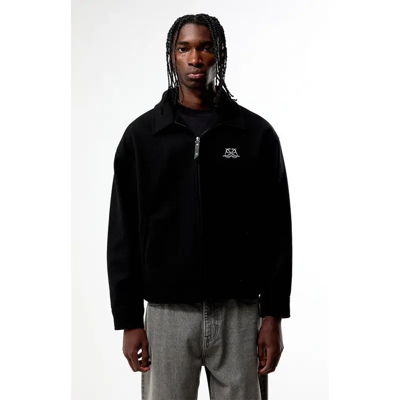 PACSun✕LANDROVERランドローバー キルティングジャケット Land Rover x Pacsun Jacket Mens XS/S Navy Embroidered Letters