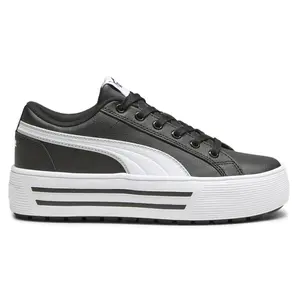 PUMA Womens Kaia 2.0 Platform Sneakers Shoes Casual - Black