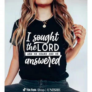 Stylish Red & White Women's Faith T-Shirt with Motivational Scripture Print for Casual Church Outings