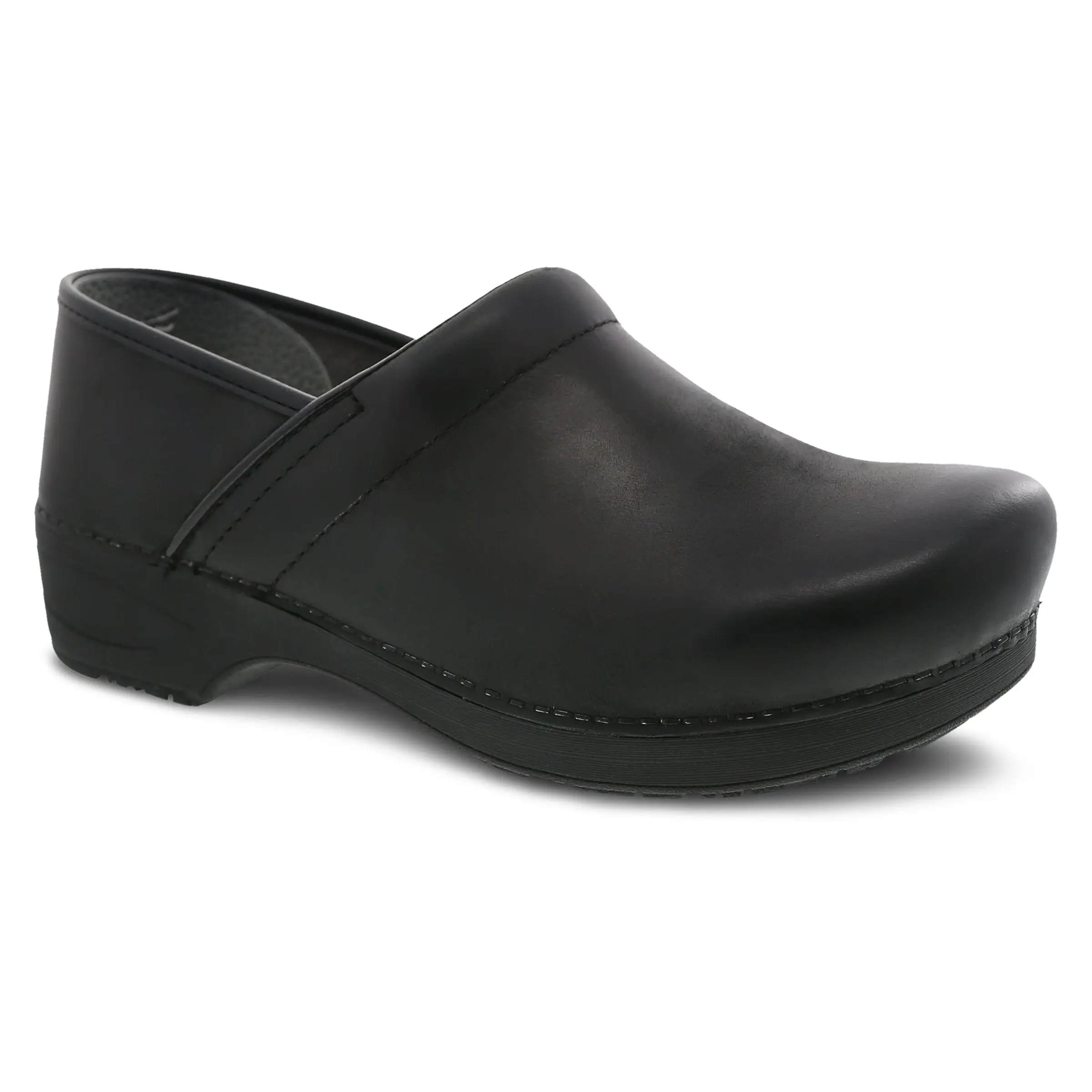 Men's XP 2.0 Black Burnished Nubuck Classic Clogs - Rubber, Slip-Proof Mule Footwear, Occupational Walking Shoes for Long Hours in Healthcare, Hospitality
