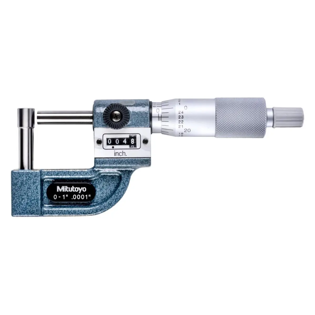 Mitutoyo 295-314 Ratchet Analog Constant Force Precision Digit Counter Micrometer Tube, 0-1 inch Industrial Tubing Wall Measuring Tool, Strict Quality Control, High Craftsmanship, Everlasting Reliability, High Value