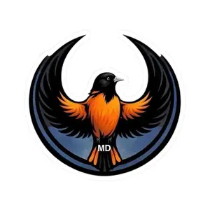 Maryland Rebel Alliance Restiance Bird Political Sticker