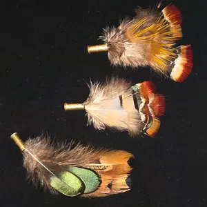 Handmade Feather Pins