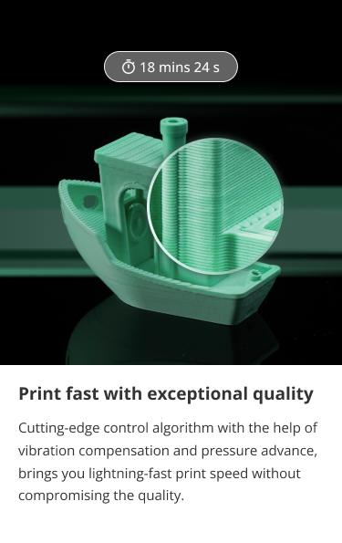 Bambu Lab P1S 3D Printer, P1S Combo (with AMS), Support Up to 16 Colors/Multi Materials, 500mm/s Fast Printing & High Precision, CoreXY & Auto Bed Leveling, Ready-to-Use FDM 3D Printers Large Print Size