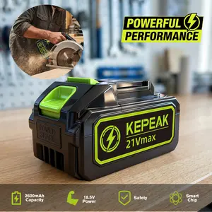21V Max 13Ah Battery Pack, High Capacity Rechargeable Lithium Replacement for Power Tools