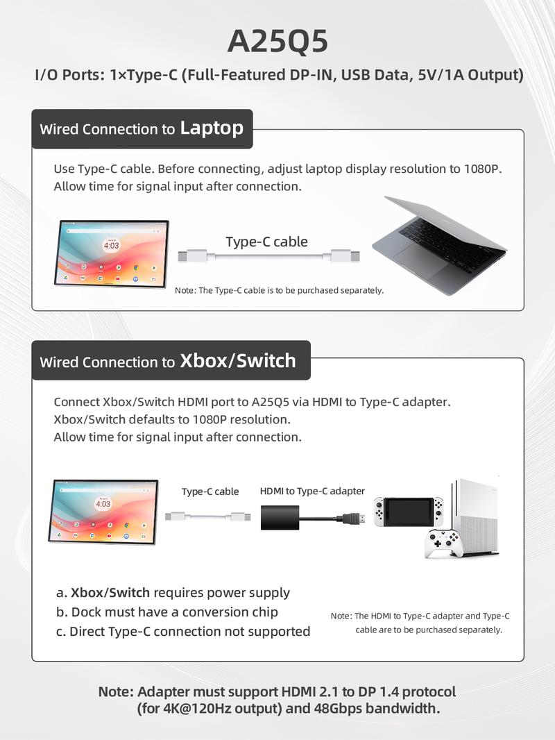 KTC 25'' 1080p MegPad A25Q5 Portable TV Touchscreen Monitor With Case, Qualcomm 8-core CPU 8GB+128GB, Android 14, Google EDLA Certification, 8MP Camera, 2*8W+2*4W Speakers, Remote Control, Built-in Battery 5000mAh+Wi-Fi 5