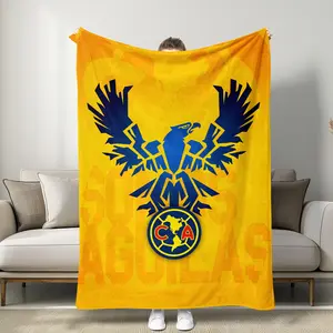 Mexico America Football Club Eagle Theme Fan Warm Blanket Classic Background C A Team Logo Soy Aguilas Slogan Exclusive Spirit