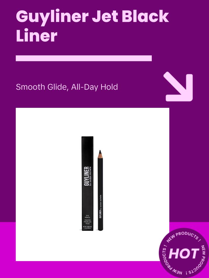 GUYLINER - JET BLACK EYELINER FOR MAKEUP