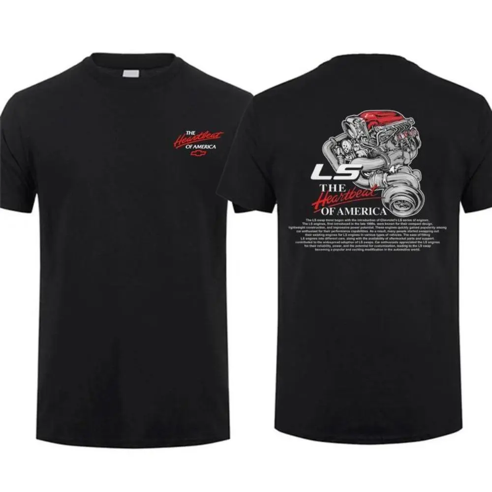 Men's Vintage Car Parts Graphic Short-Sleeve T-Shirt - Unisex Classic Fit, Soft 100% Cotton Fabric, Casual Printed Top, Note: No 2XL Size, Refer to Size Chart, Shortsleeve, Soft Cotton